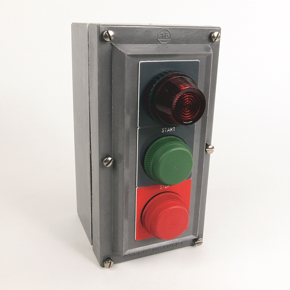 Product image for Allen-Bradley 800H-2HAR4T 30 mm Push Button Station