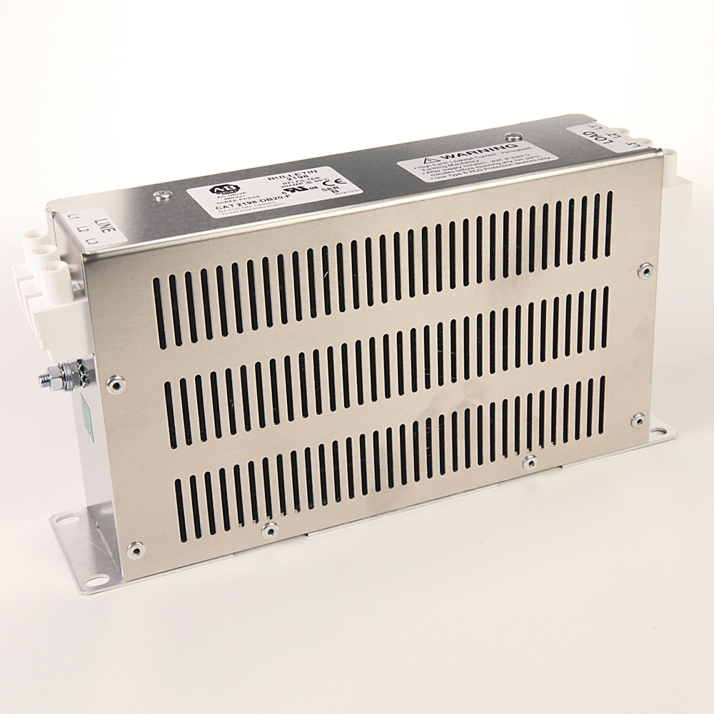 Product image for Allen-Bradley 2198-DB20-F Kinetix 5500 20 Amp Line Filter