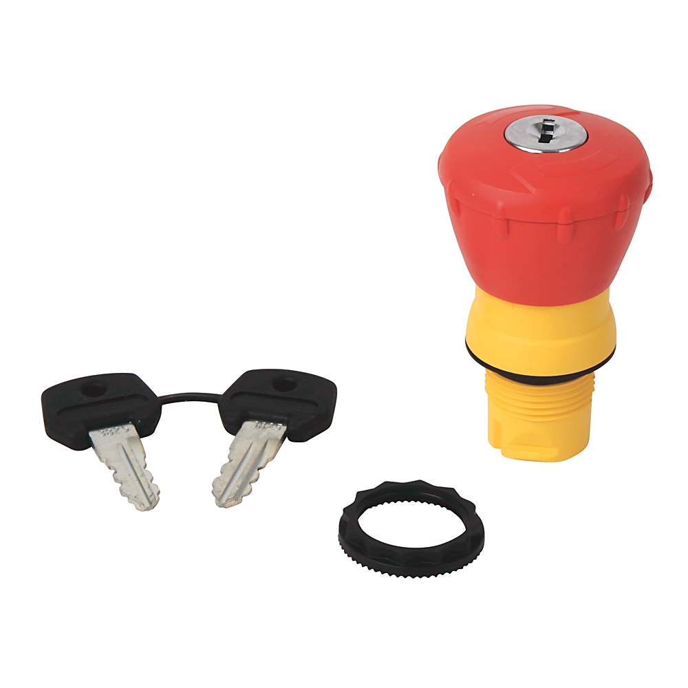 Product image for Allen-Bradley 800FP-MK44 22 mm Twist To Release E-Stop Push Button