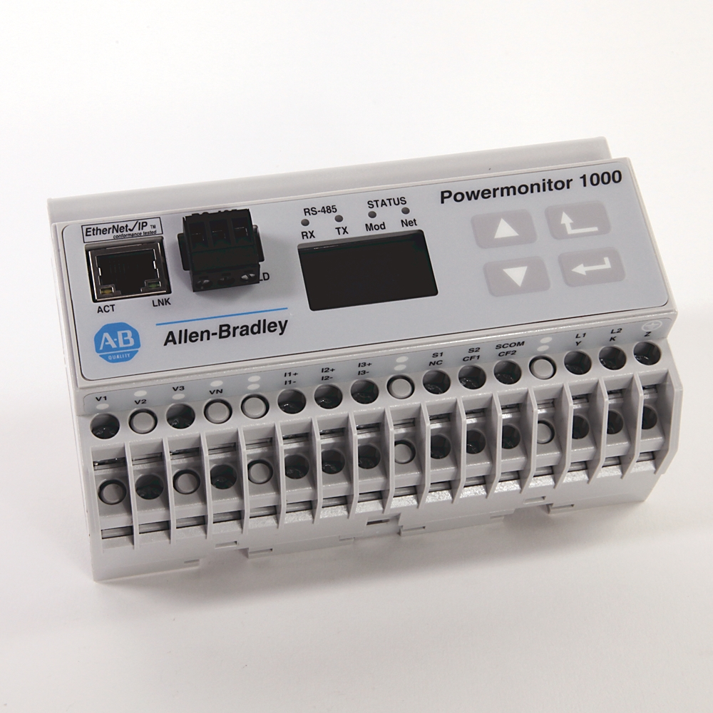 Product image for Allen-Bradley 1408-EM3A-ENT Powermonitor 1000 Energy Monitor