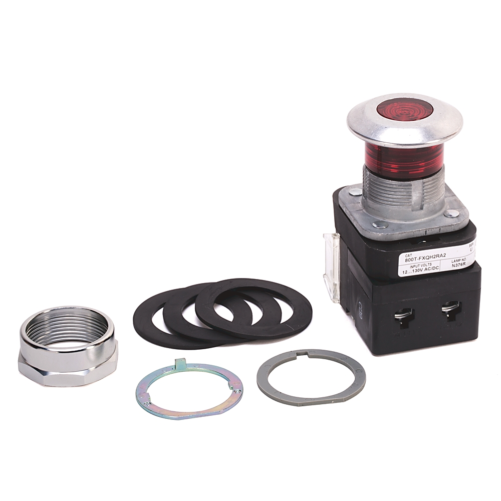 Product image for Allen Bradley 800T-FXQH2RD1 30mm Push-Pull Device 800T PB