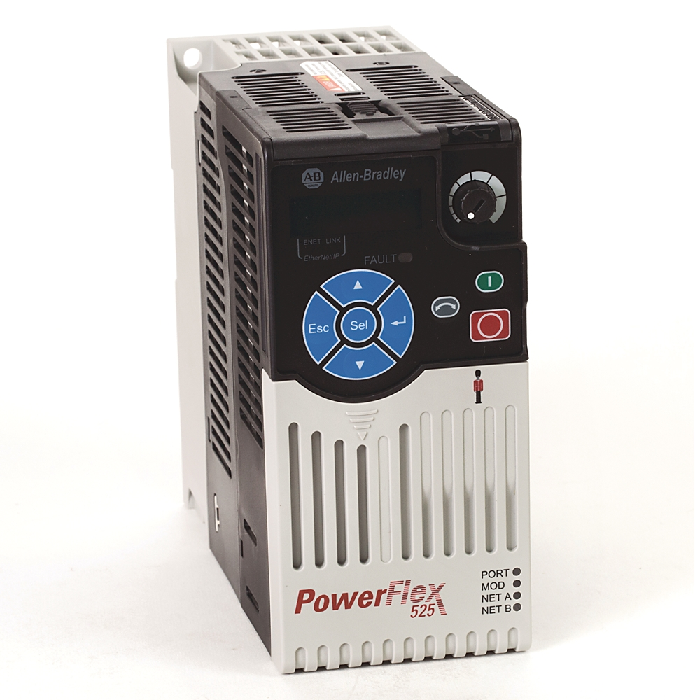 Product image for Allen-Bradley 25B-D6P0N104 Powerflex 525 2.2 kW (3 Hp) AC Drive