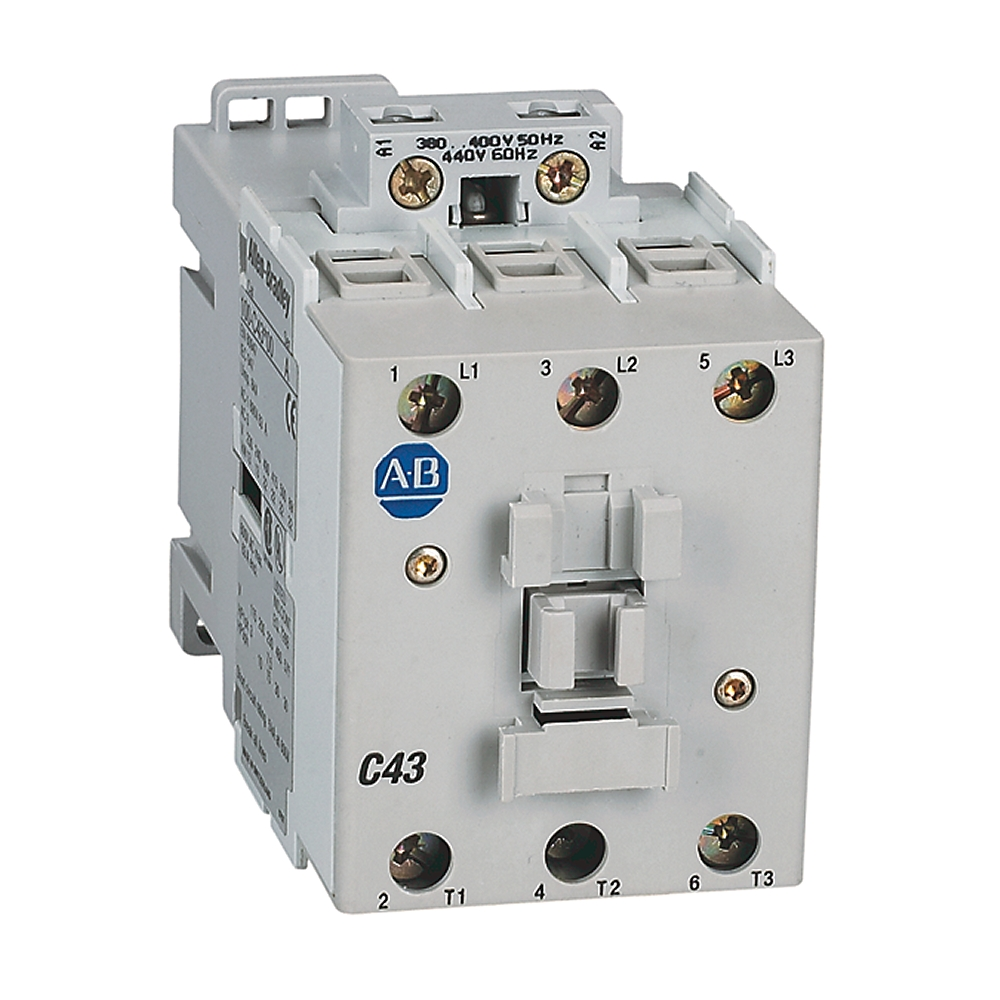 Product image for Allen-Bradley 100-C43D00 43 Amp IEC Contactor