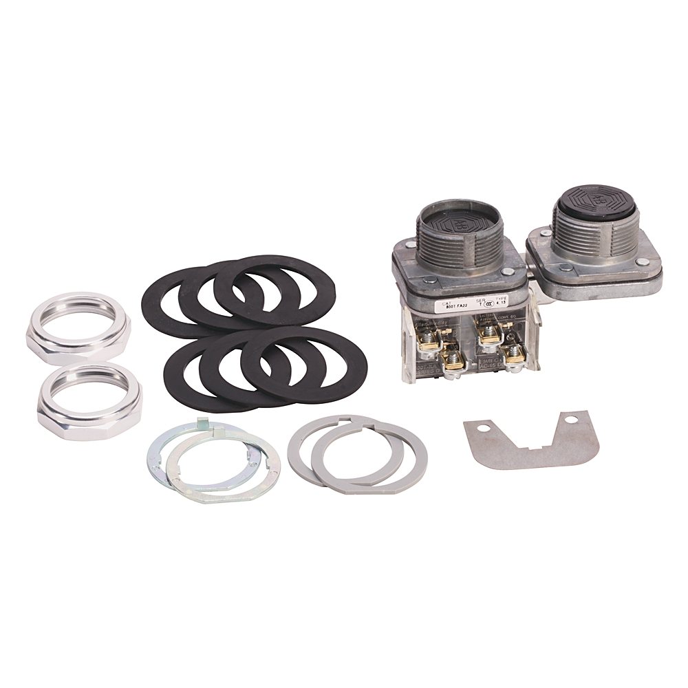 Product image for Allen-Bradley 800T-FA22A 30 mm Double Push Button