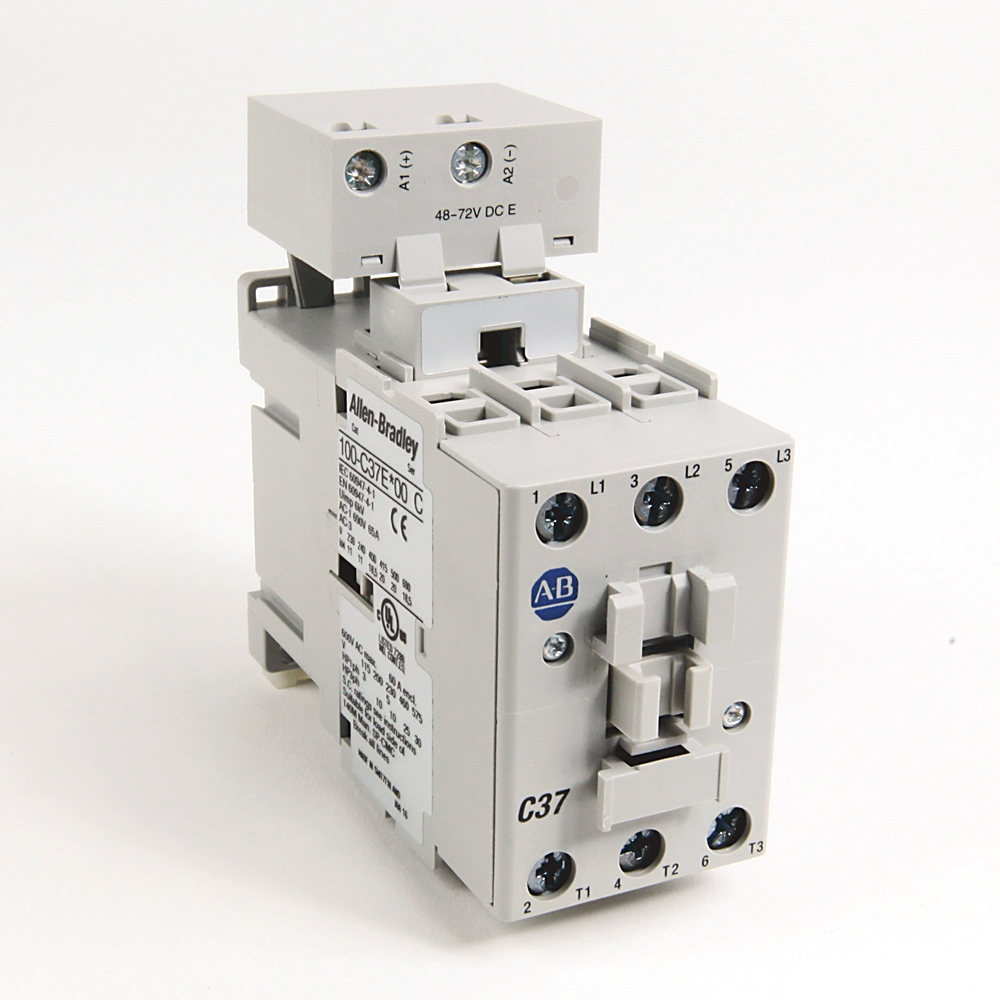 Product image for Allen-Bradley 100-C37D00 37 Amp IEC Contactor