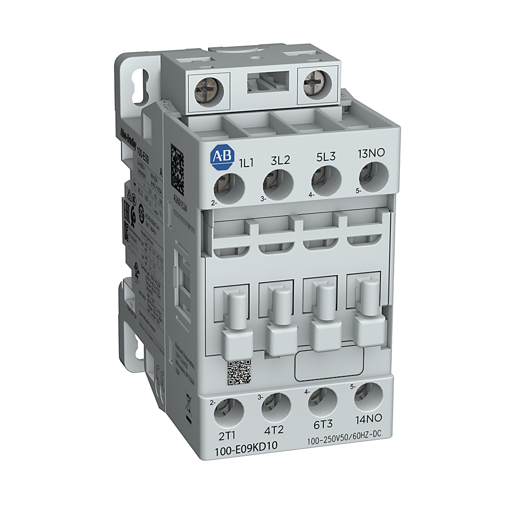 Product image for A-B 100-E12KD10 IEC 12 A Contactor