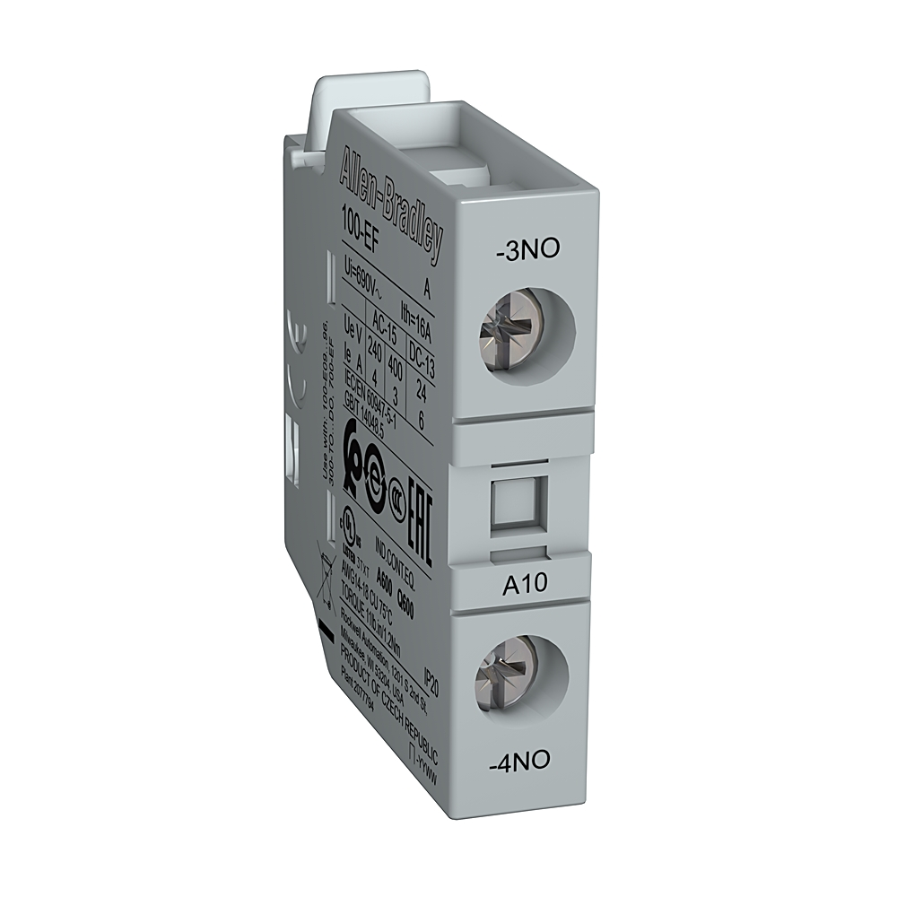 Product image for A-B 100-EFA10 Auxiliary Contact 1 N