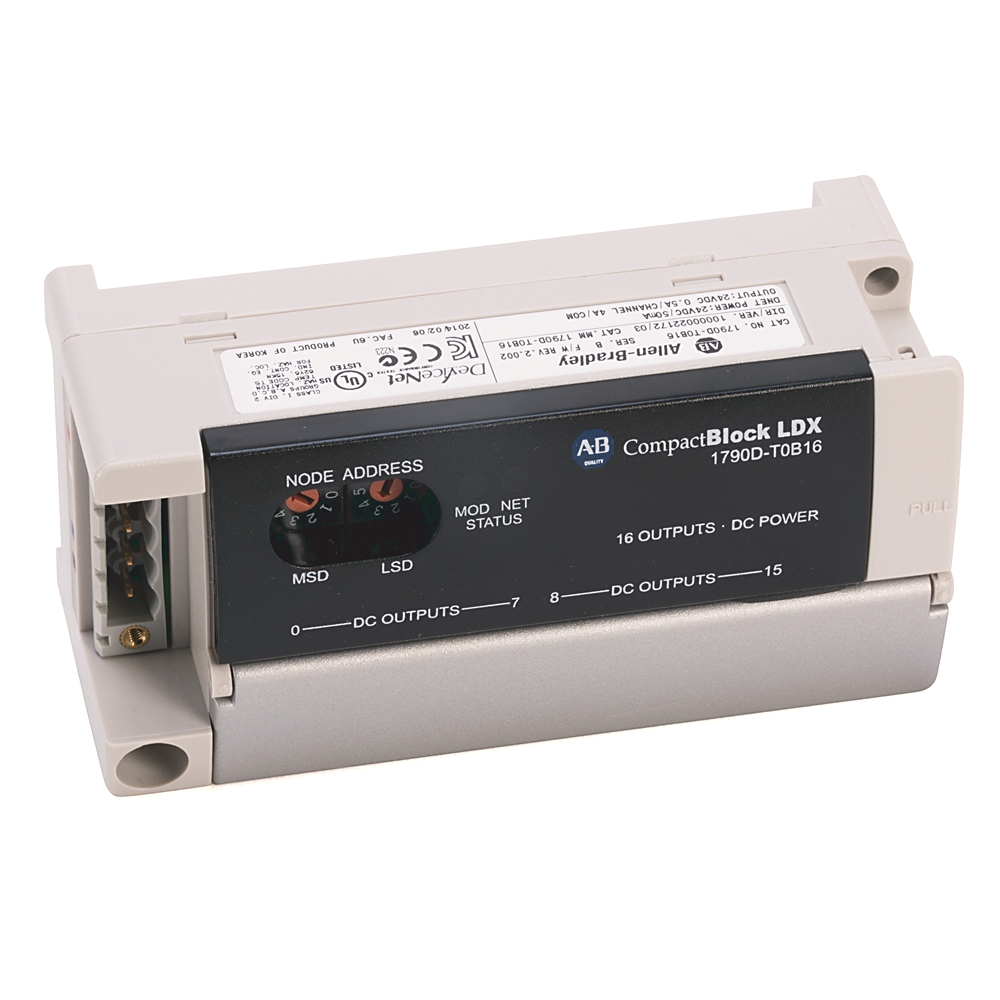 Allen Bradley 1790D-T8A0 CompactBlock LDX 8 Point I/P Base Block Product image for Allen Bradley 1790D-T8A0 CompactBlock LDX 8 Point I/P Base Block