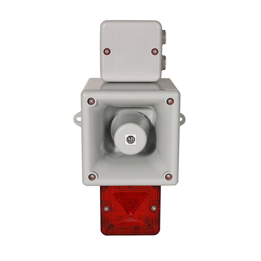 Product image for Allen Bradley 855H-RC45C4 90-260V AC Frame C Rec. Horn Red Beacon