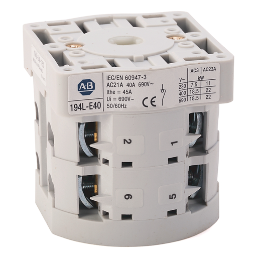 40 A 194L LOAD SWITCH, 194L-E40-1753