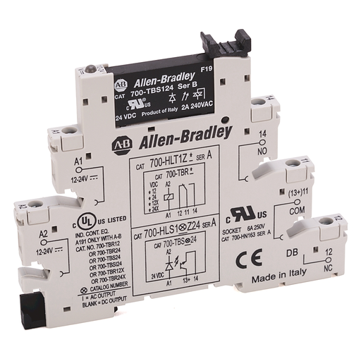Product image for Allen-Bradley 700-HLS11Z24 General Purpose Terminal Block Relay