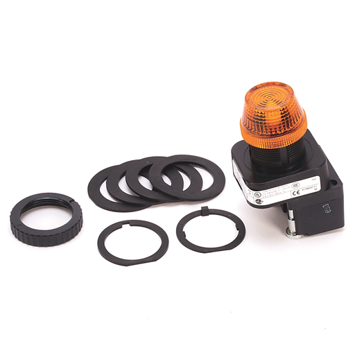30MM PILOT LIGHT 800H PB, 800H-QRH2A