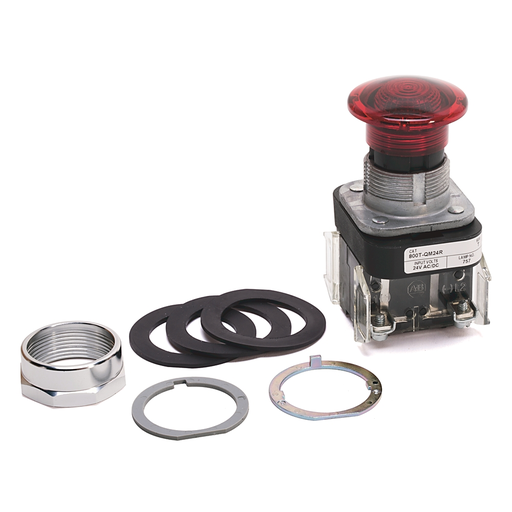 30MM MOMENTARY PUSH BUTTON 800T PB, 800T-QM24R