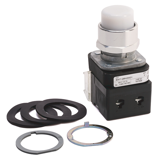 30MM MOMENTARY PUSH BUTTON 800T PB, 800T-QBH2WD1