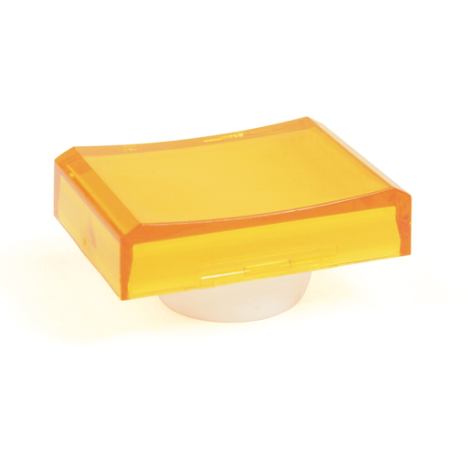 800B 16 MM PUSH-BUTTON YELLOW LENS CAP, 800B-ALC5