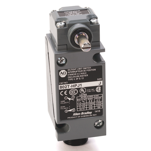 METAL PLUG-IN OILTIGHT LIMIT SWITCH, 802T-HPE