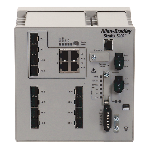 STRATIX 5400 12 PORT MANAGED SWITCH, 1783-HMS8SG4CGN