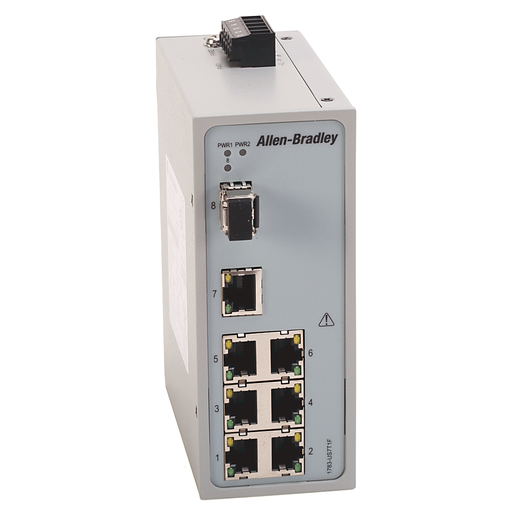 STRATIX 2000 7T+1F PORT UNMANAGED SWITCH, 1783-US7T1F