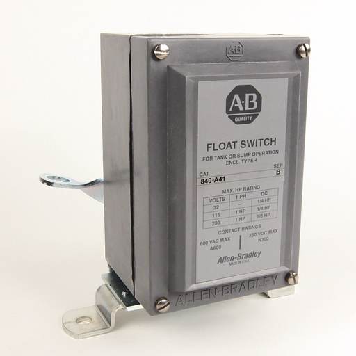 ELECTRO-MECHANICAL 840 FLOAT SWITCH, 840-A4