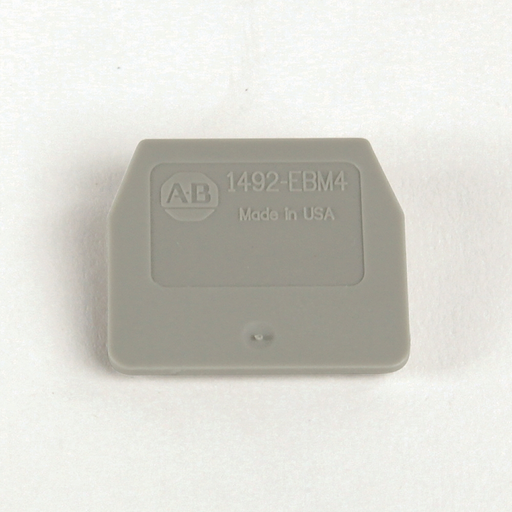 IEC END BARRIER, 1.5 X 31 X 27.7MM, 1492-EBM4