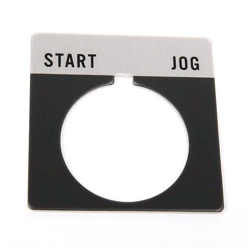 30MM 800T START-JOG LEGEND PLATE, 800T-X548