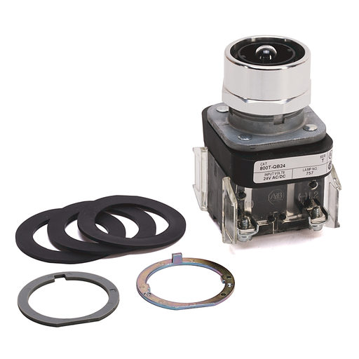 30MM MOMENTARY PUSH BUTTON 800T PB, 800T-QB24C