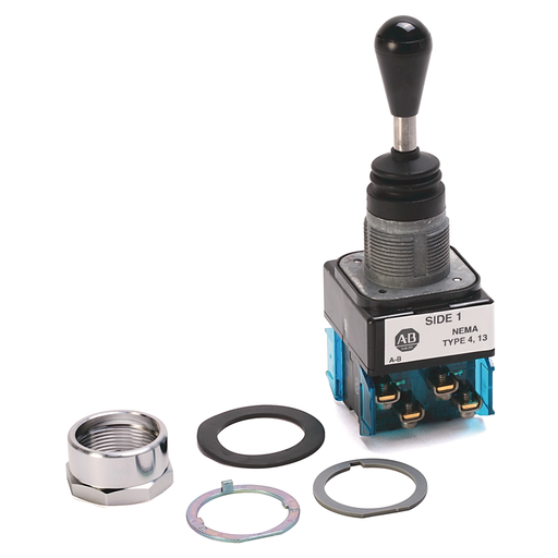 30MM TOGGLE SWITCH 800T PB, 800T-T4T8FFXX