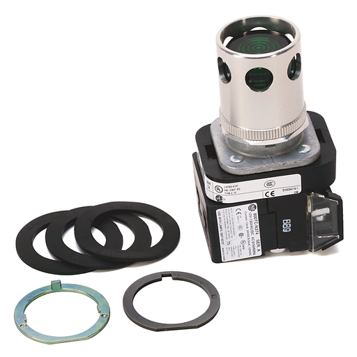 30MM MOMENTARY PUSH BUTTON 800T PB, 800TC-QAH2A