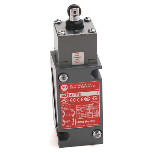 METAL PLUG-IN OILTIGHT LIMIT SWITCH, 802T-DPD