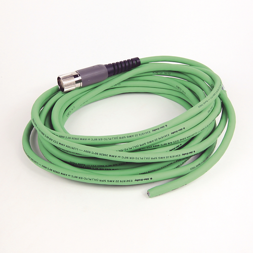 Product image for Allen-Bradley 2090-CFBM7DF-CEAA09 9 m Speedtec Standard Feedback Cable