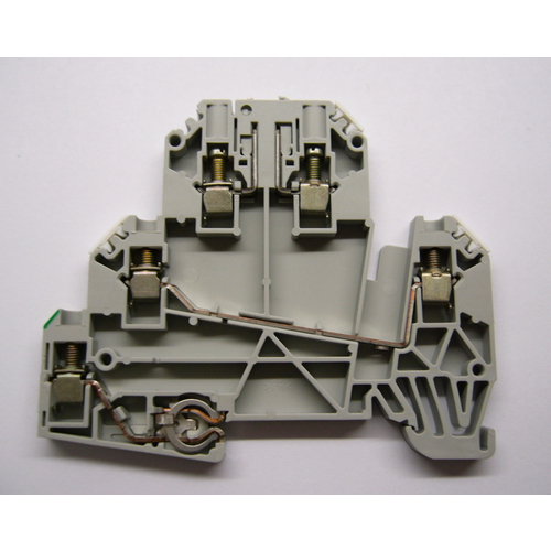 IEC 2CKT FEED-THRU GRD BLK,PLUG-IN,2.5MM, 1492-JDG3PTP