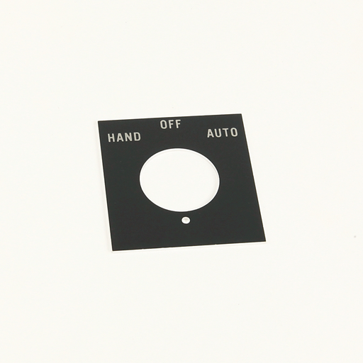 800H PB HAND-OFF-AUTO JUMBO LEGEND PLATE, 800H-Y11J