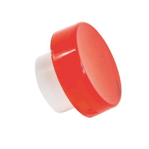 800B 16 MM PUSH-BUTTON RED LENS CAP, 800B-ALA4