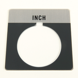 30MM 800T INCH LEGEND PLATE, 800T-X516
