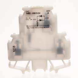 TERM BLCK MULTI-RAIL MTD LED IND, 1492-HM2V24