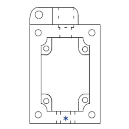 800H NEMA 7/9 PUSH-BUTTON ENCLOSURE BASE, 800H-NP41D