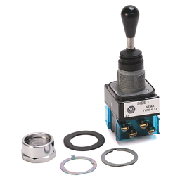 30MM TOGGLE SWITCH 800T PB, 800T-T4T8FFXX