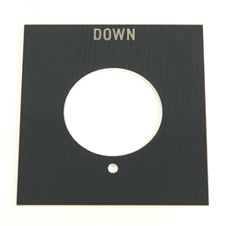 800H PB REVERSE STANDARD LEGEND PLATE, 800H-Y39