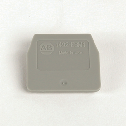 IEC END BARRIER, 1.5 X 31 X 27.7MM, 1492-EBM4