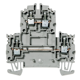 4 SQUARE MM DOUBLE LEVEL TERMINAL BLOCK, 1492-JD4C