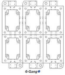 800H NEMA 7/9 PUSH-BUTTON ENCLOSURE BASE, 800H-6HVX7