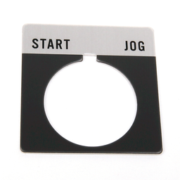 30MM 800T START-JOG LEGEND PLATE, 800T-X548