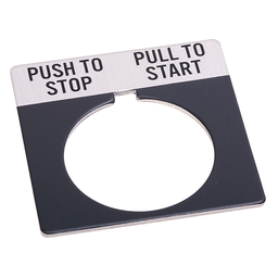 30MM 800T PUSH-TO-STOP/PULL-TO-START LGD, 800T-X618