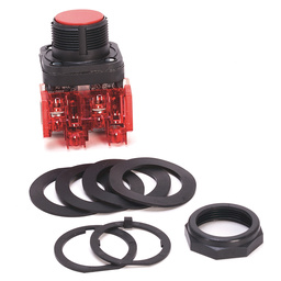 30MM MOMENTARY PUSH BUTTON 800H PB, 800HC-AR6D2