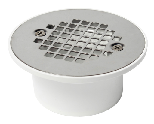 DRAIN BIG MOUTH PVC 2 SS STRAINER
