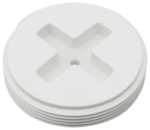 PLUG PP WHT 4 SLTD LESS INSERT