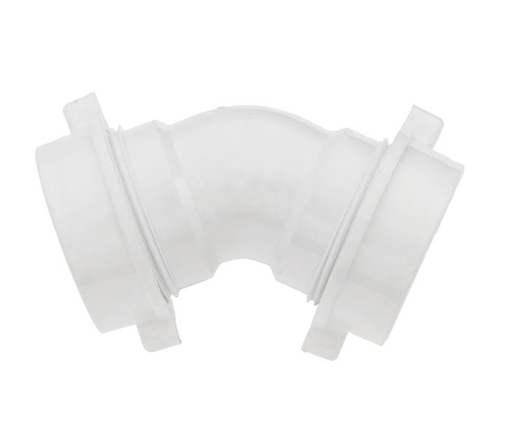 45 ELBOW WHITE SLIP JOINT 1-1/2 1/BG
