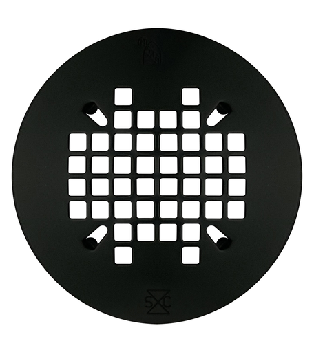 STRAINER 19 GA 4.25 MATTE BLK FINISH SNAP RND