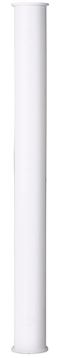 DOUBLE FLANGED TAILPIECE WHITE 1-1/2 X 16