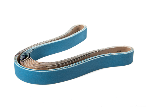 58143 Zirconia Alumina - Closed Coat (Z-H) Benchstand Belts, 48" x 6", 40 Grit, 10-Pack